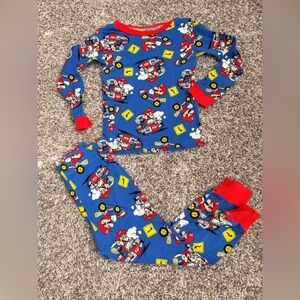 Nintendo Blue and Red Kids Pajama Set